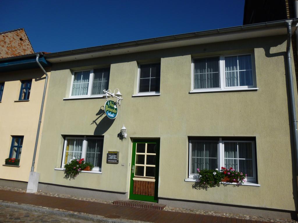 Pension Am Peeneufer Ug Wolgast Exterior foto